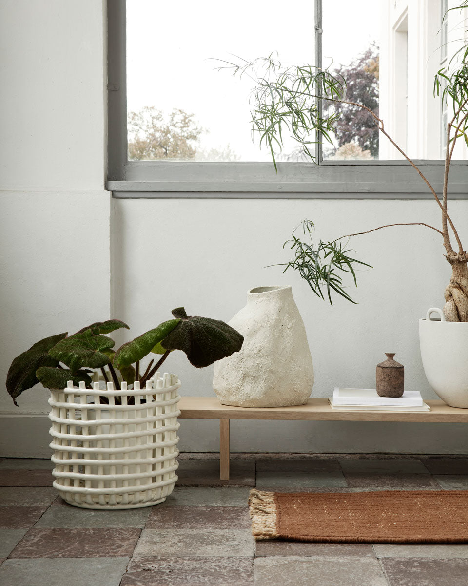 【fermliving】Ceramic Basket (セラミックバスケット)