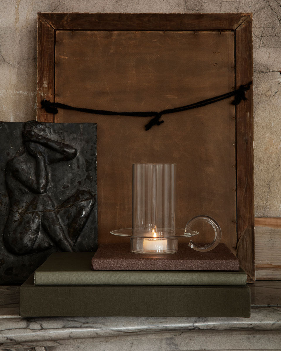 【fermliving】Luce Candle Holder - Clear/ルースキャンドルホルダー クリア