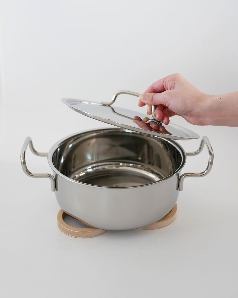 はかせ鍋26センチ 保温調理鍋 エコ鍋 ステンレス鍋 - 調理器具