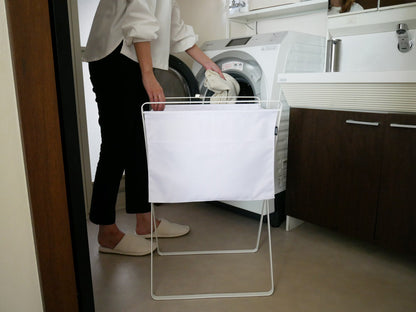 【tower/タワー】折り畳み高床式ランドリーバスケット