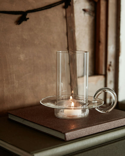 【fermliving】Luce Candle Holder - Clear/ルースキャンドルホルダー クリア