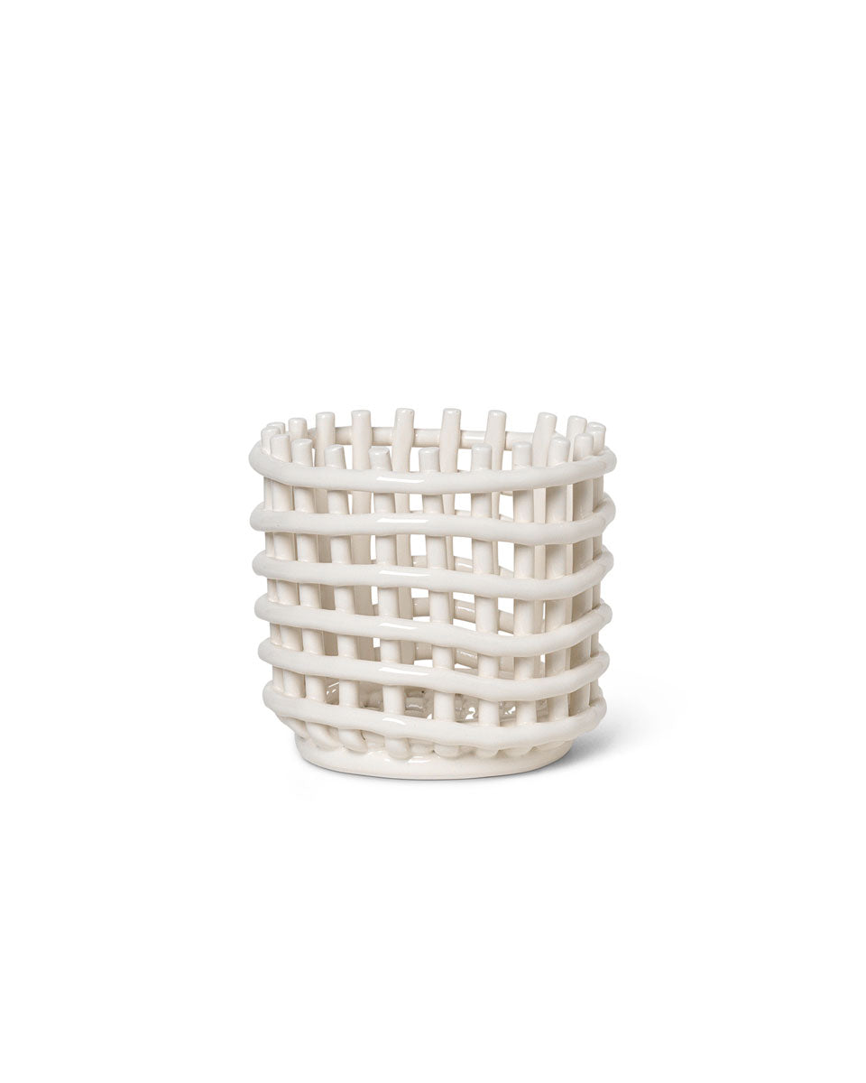 【fermliving】Ceramic Basket (セラミックバスケット)
